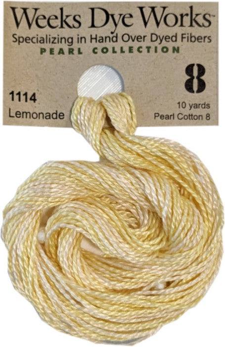 Weeks Dye Works Pearl Cotton #8 / 1114 Lemonade