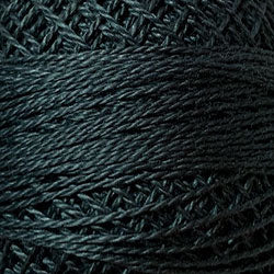 Valdani Solid Pearl Cotton Ball Size 8 - 73yd / 2 Charcoal