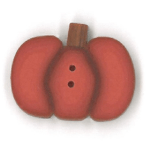 Orange Pumpkin Button