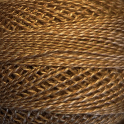 Valdani Variegated Pearl Cotton Ball Size 5 - 46yd / PT31 Golden Fur