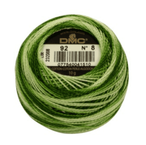 DMC Pearl Cotton Balls Article 116 Size 8 / 92 Variegated Avocado