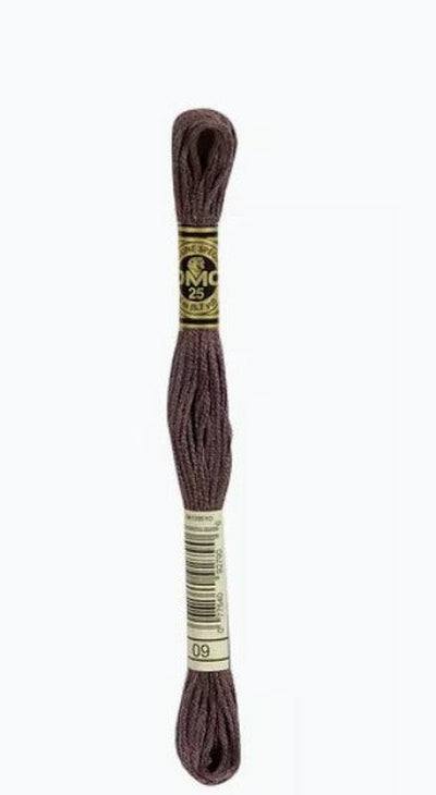 DMC 6 Strand Cotton Embroidery Floss / 09 Very Dark Cocoa