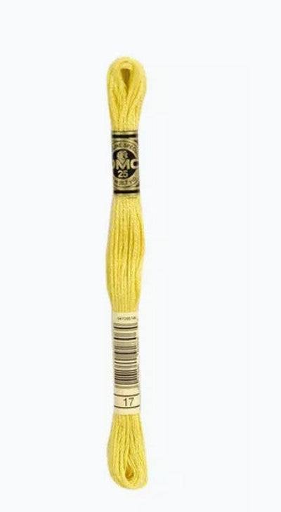 DMC 6 Strand Cotton Embroidery Floss / 17 Light Yellow Plum