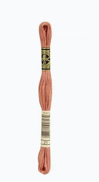 DMC 6 Strand Cotton Embroidery Floss / 21 Light Alizarin