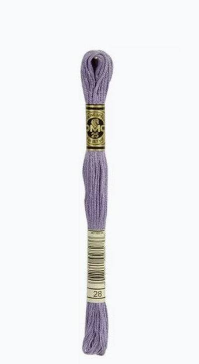 DMC 6 Strand Cotton Embroidery Floss / 28 Medium Light Eggplant