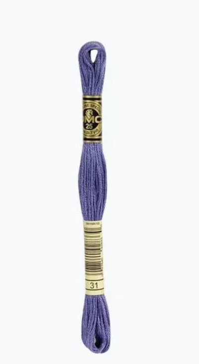 DMC 6 Strand Cotton Embroidery Floss / 31 Blueberry