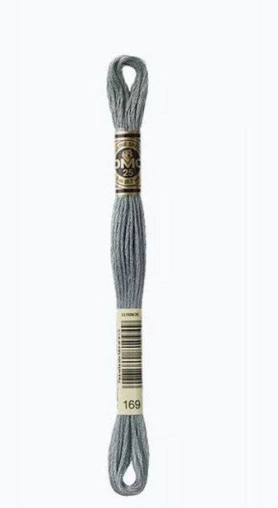 DMC 6 Strand Cotton Embroidery Floss / 169 LT Pewter