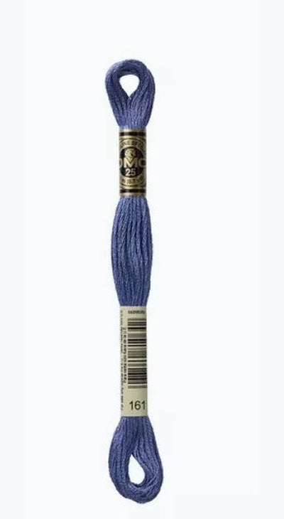 DMC 6 Strand Cotton Embroidery Floss / 161 Gray Blue