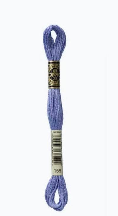 DMC 6 Strand Cotton Embroidery Floss / 156 MD LT Blue Violet