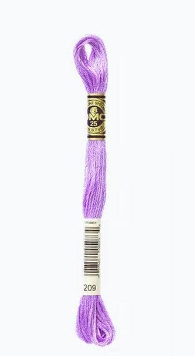 DMC 6 Strand Cotton Embroidery Floss / 209 DK Lavender