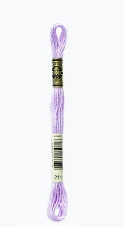 DMC 6 Strand Cotton Embroidery Floss / 211 LT Lavender