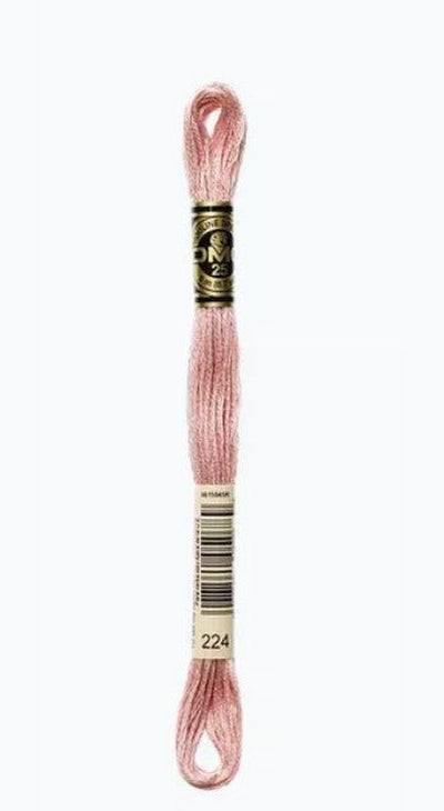 DMC 6 Strand Cotton Embroidery Floss / 224 V LT Shell Pink