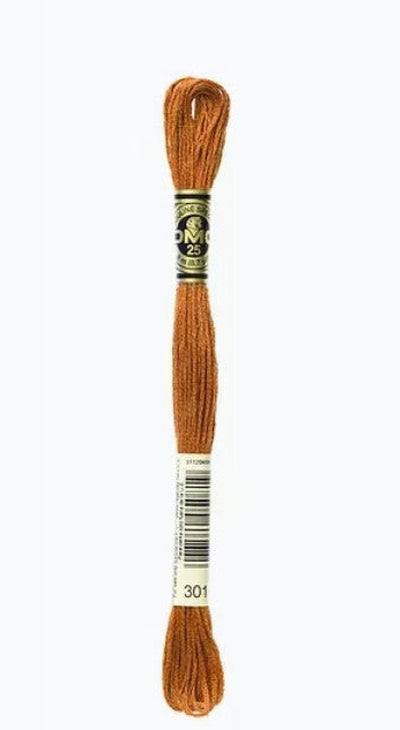 DMC 6 Strand Cotton Embroidery Floss / 301 MD Mahogany