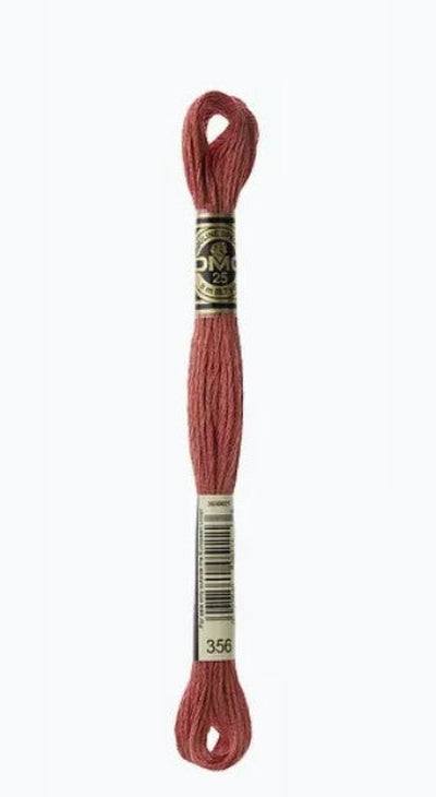 DMC 6 Strand Cotton Embroidery Floss / 356 MD Terra Cotta