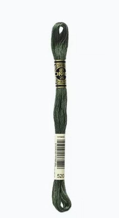 DMC 6 Strand Cotton Embroidery Floss / 520 DK Fern Green