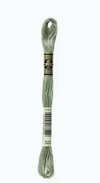 DMC 6 Strand Cotton Embroidery Floss / 522 Fern Green