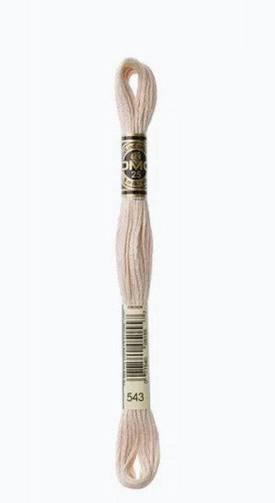 DMC 6 Strand Cotton Embroidery Floss / 543 Ultra V LT Beige Brown