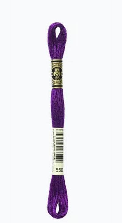 DMC 6 Strand Cotton Embroidery Floss / 550 V DK Violet