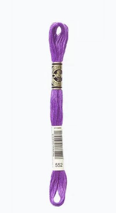 DMC 6 Strand Cotton Embroidery Floss / 552 MD Violet