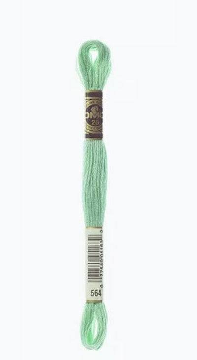 DMC 6 Strand Cotton Embroidery Floss / 564 V LT Jade