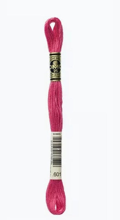 DMC 6 Strand Cotton Embroidery Floss / 601 DK Cranberry