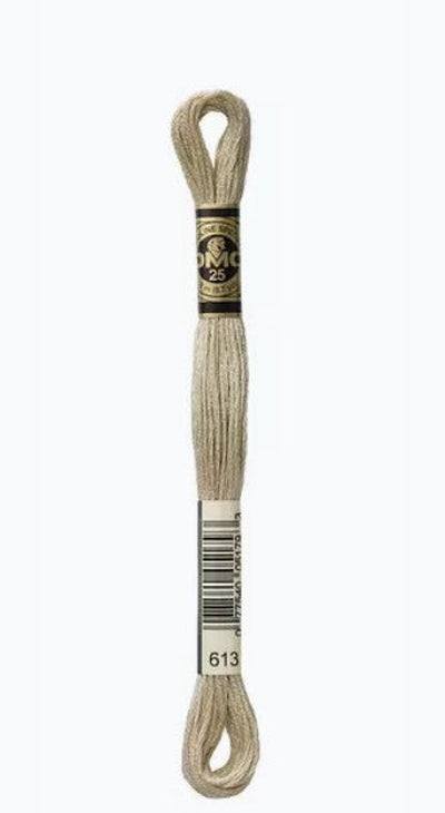 DMC 6 Strand Cotton Embroidery Floss / 613 V LT Drab Brown