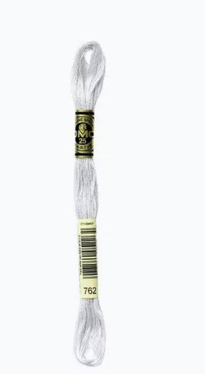 DMC 6 Strand Cotton Embroidery Floss / 762 V LT Pearl Gray