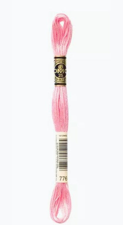 DMC 6 Strand Cotton Embroidery Floss / 776 MD Pink