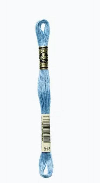 DMC 6 Strand Cotton Embroidery Floss / 813 LT Blue