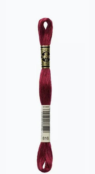 DMC 6 Strand Cotton Embroidery Floss / 816 Garnet