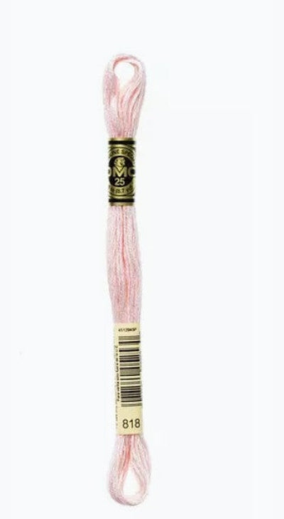 DMC 6 Strand Cotton Embroidery Floss / 818 Baby Pink