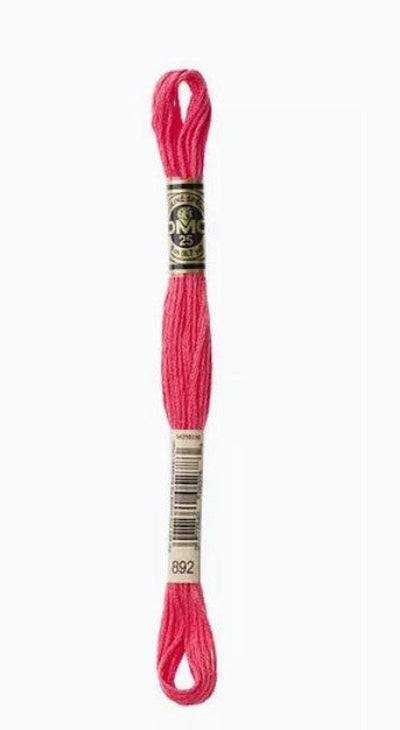 DMC 6 Strand Cotton Embroidery Floss / 892 MD Carnation