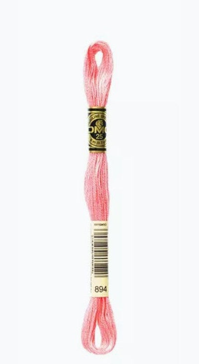 DMC 6 Strand Cotton Embroidery Floss / 894 V LT Carnation