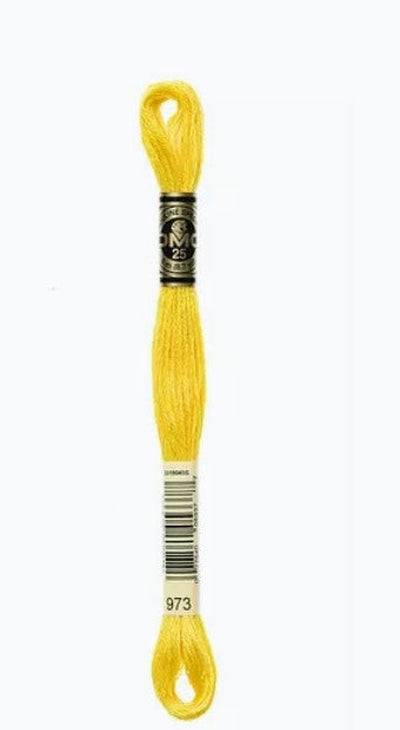 DMC 6 Strand Cotton Embroidery Floss / 973 Bright Canary