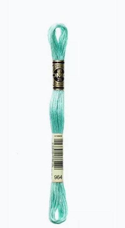 DMC 6 Strand Cotton Embroidery Floss / 964 LT Seagreen