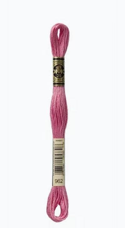 DMC 6 Strand Cotton Embroidery Floss / 962 MD Dusty Rose