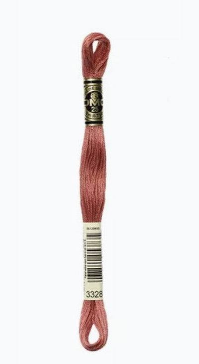 DMC 6 Strand Cotton Embroidery Floss / 3328 DK Salmon