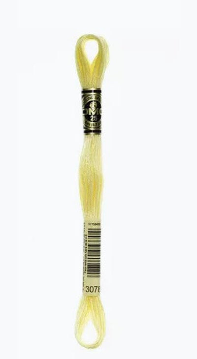 DMC 6 Strand Cotton Embroidery Floss / 3078 V LT Golden Yellow