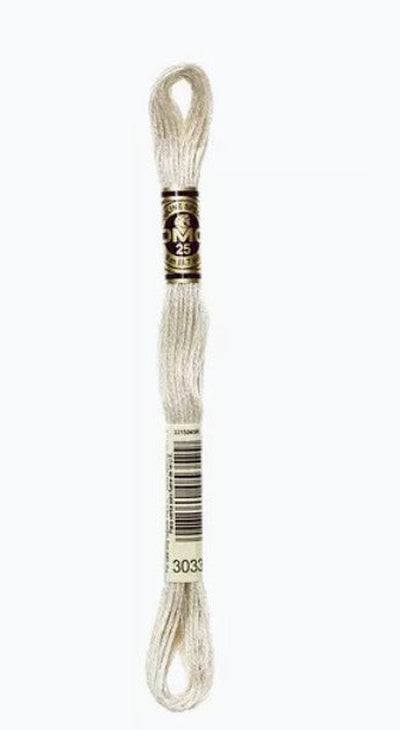 DMC 6 Strand Cotton Embroidery Floss / 3033 V LT Mocha Brown