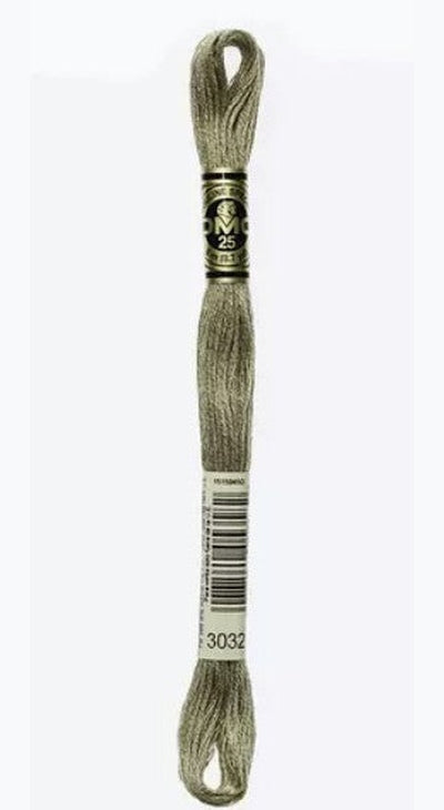 DMC 6 Strand Cotton Embroidery Floss / 3032 MD Mocha Brown