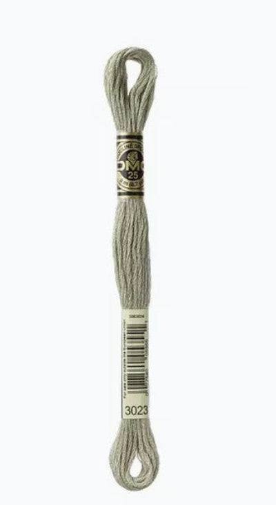 DMC 6 Strand Cotton Embroidery Floss / 3023 LT Brown Gray