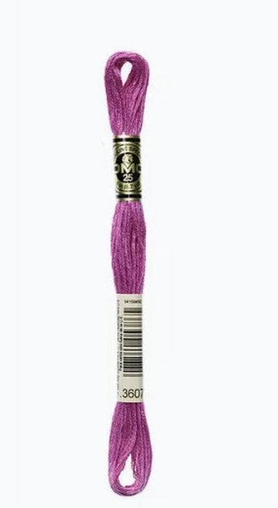 DMC 6 Strand Cotton Embroidery Floss / 3607 LT Plum