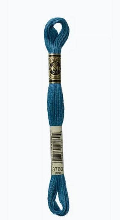 DMC 6 Strand Cotton Embroidery Floss / 3760 MD Wedgewood