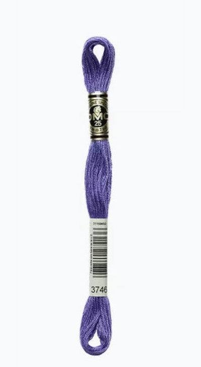 DMC 6 Strand Cotton Embroidery Floss / 3746 DK Blue Violet