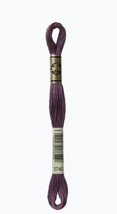 DMC 6 Strand Cotton Embroidery Floss / 3740 DK Antique Violet