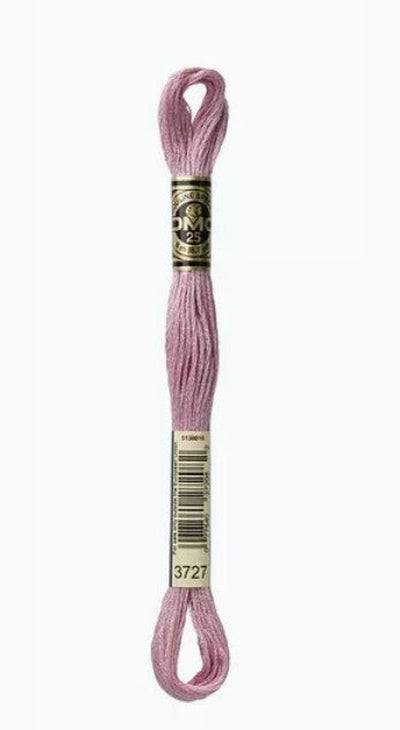 DMC 6 Strand Cotton Embroidery Floss / 3727 LT Antique Mauve