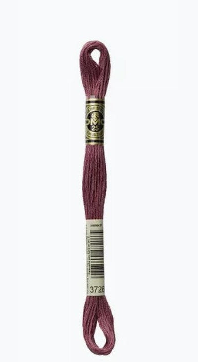 DMC 6 Strand Cotton Embroidery Floss / 3726 DK Antique Mauve