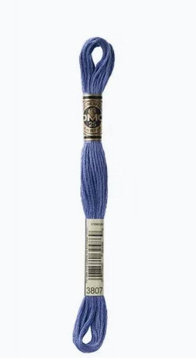 DMC 6 Strand Cotton Embroidery Floss / 3807 Cornflower Blue