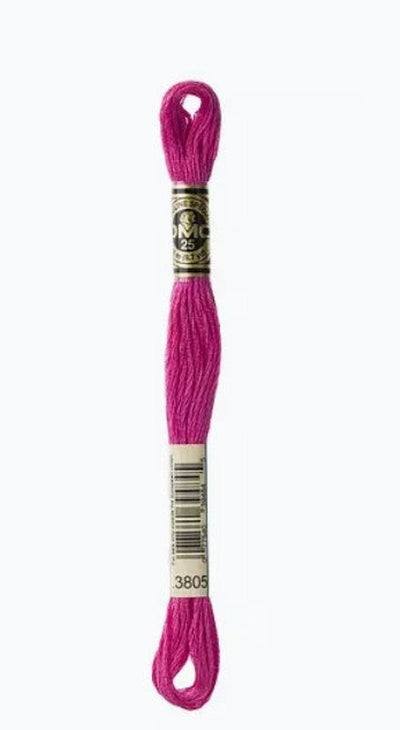 DMC 6 Strand Cotton Embroidery Floss / 3805 Cyclamen Pink