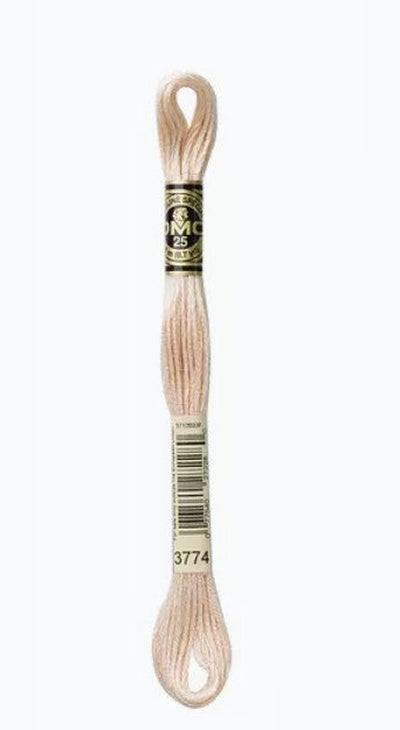 DMC 6 Strand Cotton Embroidery Floss / 3774 V LT Desert Sand